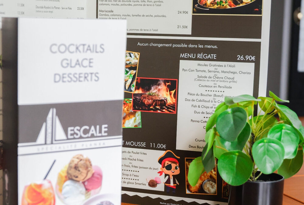 Menus de restaurant : comment allier esthétique et praticité avec Digital Marketing 66 ?